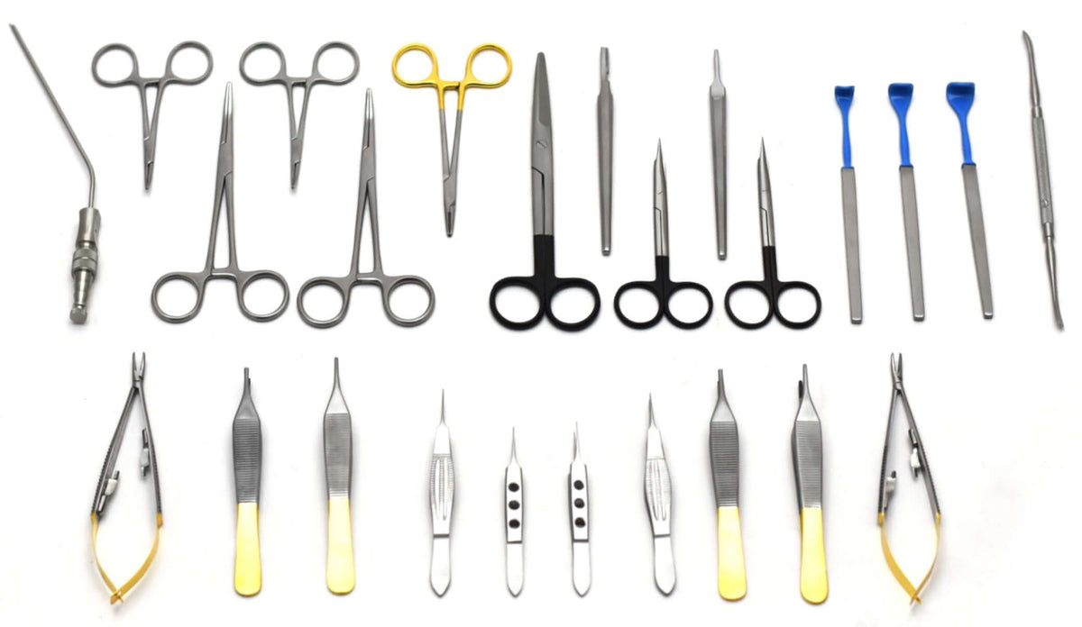 Seiﬀ Blepharoplasty Set - Surgical Instruments
